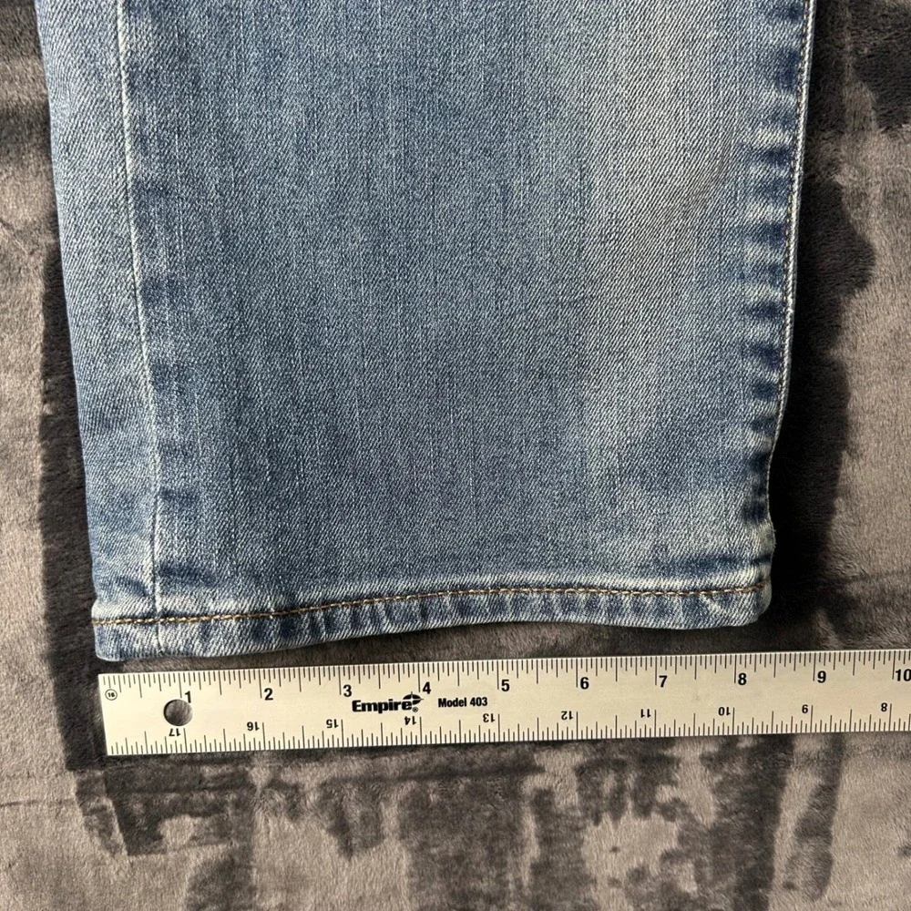 Levi's 504 Regular Straight Jeans Mens 36x34 Blue Medium Wash Denim